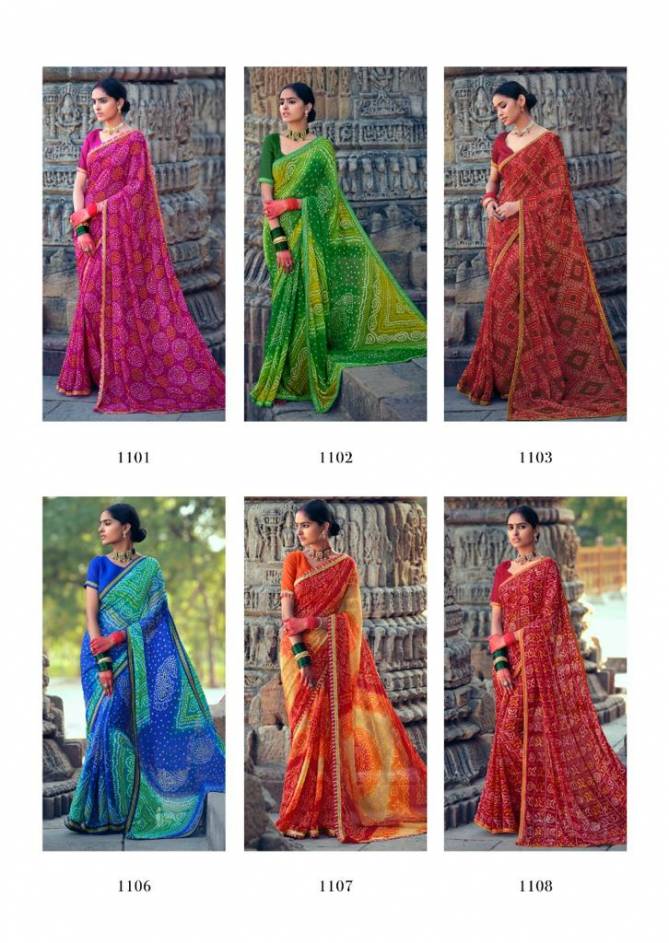 Kashvi Ahiri Latest Designer Casual Wear Chiffon With Fancy Less Printed Saree Collection

